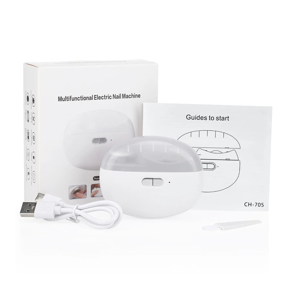 Automatic Electric Nail Clipper for Baby and Adult Grinding and Polishing Nail Trimming Safety Manicure Tools Rechargeable