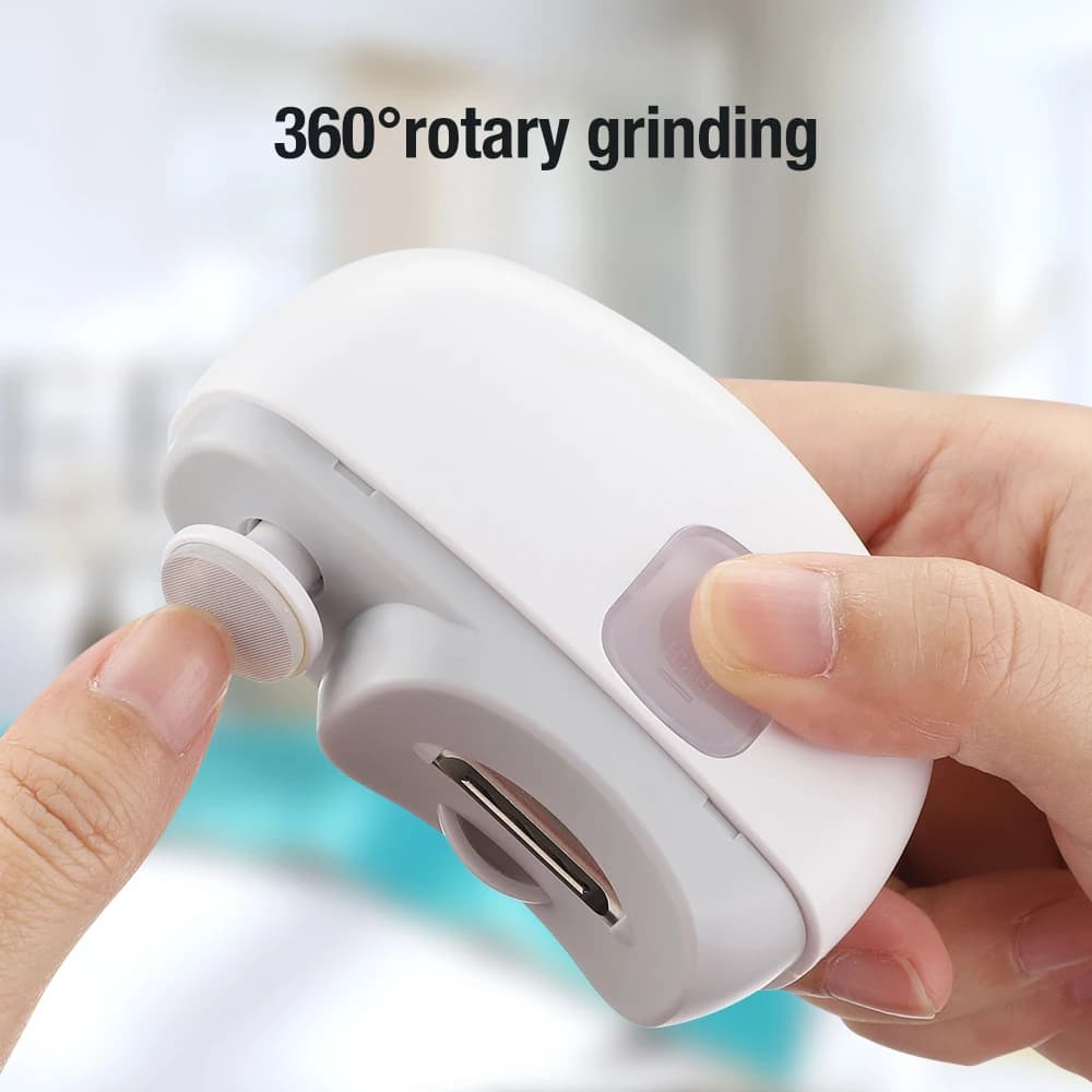 Automatic Electric Nail Clipper for Baby and Adult Grinding and Polishing Nail Trimming Safety Manicure Tools Rechargeable